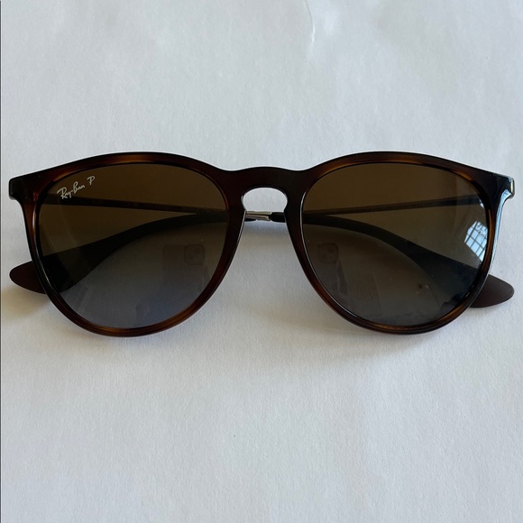 Ray-Ban Accessories - Tortoiseshell Brown Polarized "Erika" Ray Bans with Case